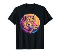 Cielo nocturno animal iluminado por la luna Camiseta