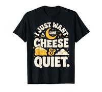 Cielo Nocturno Solo Quiero un Poco de Queso y Tranquilidad Camiseta