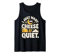 Cielo Nocturno Solo Quiero un Poco de Queso y Tranquilidad Camiseta sin Mangas