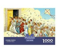 Cielo Puerta atasco de tráfico Puzzle De Madera Impermeable DIY Puzzles De 1000 Piezas para Adultos Colorido Rompecabezas para Decoración del Hogar