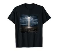 Cielo Rayo Luz Fenómeno Paisaje Misterio Gráfico Camiseta