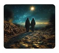 Cielo Stellato Tappetino Mouse Piccolo 220x180x3mm, Tappetino Scrivania con Bordo Cucito, Mousepad Impermeabile e Antiscivolo, Pratica e Facile da Pulire, Accessori Gaming, Regalo Uomo, Uomo 5-8855