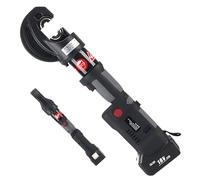 CIELOBLOEN Kit Completo de Engarzado Hidráulico Crimpadora Batería Alicates 120KN 12 Dados para Cables de Cobre y Aluminio 16-400mm² con Maletín Organizador