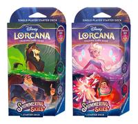 Cielos Brillantes - Shimmering Skies - Paquete 2 Mazos Starter Deck Lorcana ENG