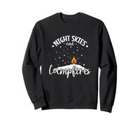 Cielos nocturnos y fogatas Sudadera