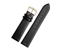 CIEMJSYNF Correa de Reloj de Cuero Compatible con Casio 3744 MTP Correa MTP-M305 1183 V006 V001 Correa de Cuero Cuadrada Luna 20 mm Herramienta Negra y marrón(Black gold)
