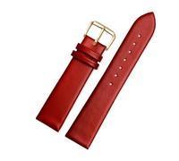 CIEMJSYNF Correa de Reloj de Cuero Compatible con Casio 3744 MTP Correa MTP-M305 1183 V006 V001 Correa de Cuero Cuadrada Luna 20 mm Herramienta Negra y marrón(Red gold)
