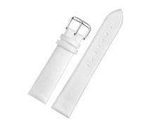 CIEMJSYNF Correa de Reloj de Cuero Compatible con Casio 3744 MTP Correa MTP-M305 1183 V006 V001 Correa de Cuero Cuadrada Luna 20 mm Herramienta Negra y marrón(White silver)