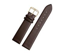 CIEMJSYNF Correa de Reloj de Cuero Compatible con Casio 3744 MTP Correa MTP-M305 1183 V006 V001 Correa de Cuero Cuadrada Luna 20 mm Herramienta Negra y marrón(Brown gold)
