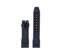 CIEMJSYNF Correa de reloj de lona de nailon for deportes al aire libre, Compatible con IWC Pilot Mark XVIII Spitfire Portugal Series, 20, 21 y 22MM(Blue without buckle,21mm Width)