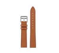 CIEMJSYNF La correa de cuero del reloj es adecuada Compatible con Hermes 14mm 16mm 18mm 20mm pulsera de cuero vacuno suave cómoda y de moda(Brown silver,16mm)