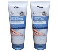 Cien Bálsamo para pies y uñas para piel dañada, 2 x 100 ml