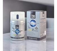 Cien Men Hidro Age Q10 Crema hidratante intensiva antiarrugas con extracto de ginseng, cuidado facial vegano para hombres, 50 ml