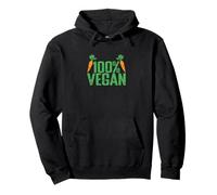 Cien por ciento Vegano Sudadera con Capucha