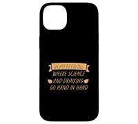 Ciencia de elaboración casera y diseño de cerveza Carcasa para iPhone 14 Plus