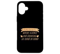 Ciencia de elaboración casera y diseño de cerveza Carcasa para iPhone 16 Plus