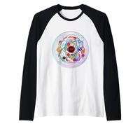 Ciencia de la física de partículas cuánticas Camiseta Manga Raglan