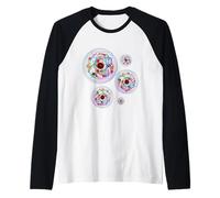 Ciencia de la física de partículas cuánticas Camiseta Manga Raglan