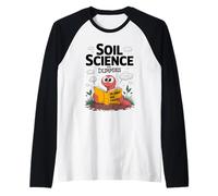 Ciencia del Suelo Lombriz de Tierra en la Tierra en la Que Confiamos Camiseta Manga Raglan