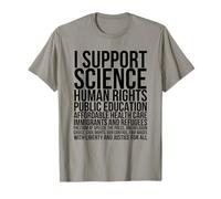 Ciencia Derechos Humanos Educación Salud Libertad Camiseta Camiseta