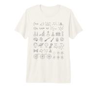 Ciencia Doodle Física Matemáticas Química Biología Astronomía Camiseta Premium