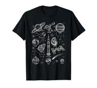 Ciencia Espacial Astronomía gráfica Amante Astrónomo Cósmico Camiseta