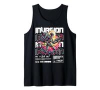Ciencia Ficción Invasión Cyborg Guerrero Defendiendo Nuestro Reino Camiseta sin Mangas