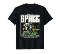 Ciencia ficción perdida en el Espacio explorando nuevos Mundos Astronauta Camiseta