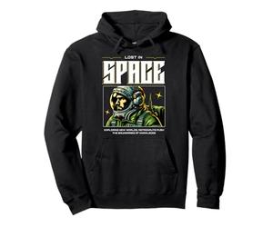 Ciencia ficción perdida en el Espacio explorando nuevos Mundos Astronauta Sudadera con Capucha