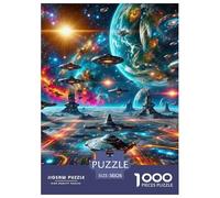 Ciencia ficción Puzzle Imposible,desafío para Adultos paisajes Entretenimiento Creativo 1000 Piezas Obra De Arte De Juego De para Adultos, Regalos A Partir De 14 Años 38x26cm/1000pcs