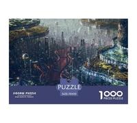 Ciencia Ficción Rompecabezas Imposible,desafío for Adults Cyberpunk Juego Educativo 1000 Piezas Obra De Arte De Juego De para Adultos Y Niños Mayores De 12 Años 70x50cm/1000pcs
