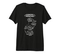 Ciencia Gato Método Científico Experimento Laboratorio Profes Camiseta Premium