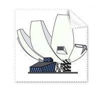 Ciencia Museo de Arte de Singapur gafas paño de limpieza paño limpiador de regalo teléfono Protector de 5 unidades