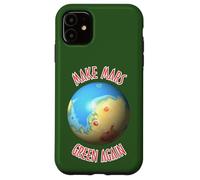 Ciencia Negro Azul Rojo Marte Terraforming Cartografía Carcasa para iPhone 11