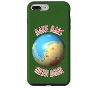 Ciencia Negro Azul Rojo Marte Terraforming Cartografía Carcasa para iPhone 7 Plus/8 Plus