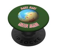 Ciencia Negro Azul Rojo Marte Terraforming Cartografía PopSockets PopGrip Adhesivo
