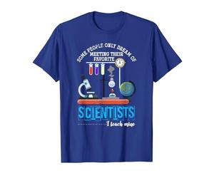 Ciencia Profesor Biólogo Regalo Enseño La Mía Biología Camiseta, Hombre, Azul Real, L