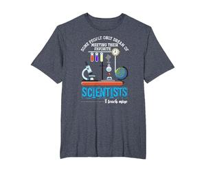 Ciencia Profesor Biólogo Regalo Enseño La Mía Biología Camiseta, Hombre Tallas Grandes, Azul Jaspeado, 3X Alto