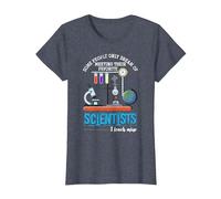 Ciencia Profesor Biólogo Regalo Enseño La Mía Biología Camiseta, Mujer, Azul Jaspeado, L