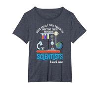 Ciencia Profesor Biólogo Regalo Enseño La Mía Biología Camiseta, Mujer Tallas Grandes, Azul Jaspeado, 3XL Grande