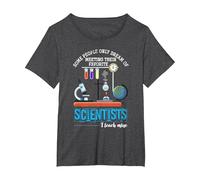 Ciencia Profesor Biólogo Regalo Enseño La Mía Biología Camiseta, Mujer Tallas Grandes, Jaspeado Oscuro, 2XL Grande