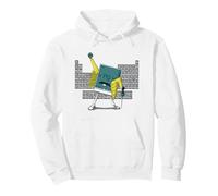 Ciencia Química Mercury Rock Meme Reina LOL Parodia Freddie Sudadera con Capucha, Unisex para Adultos, Blanco, L
