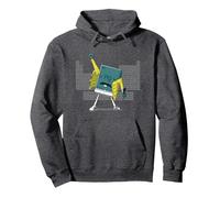 Ciencia Química Mercury Rock Meme Reina LOL Parodia Freddie Sudadera con Capucha, Unisex para Adultos, Jaspeado Oscuro, XXL