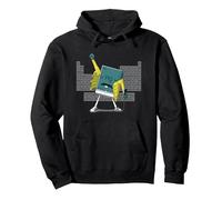 Ciencia Química Mercury Rock Meme Reina LOL Parodia Freddie Sudadera con Capucha, Unisex para Adultos, Negro, XL