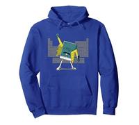 Ciencia Química Mercury Rock Meme Reina LOL Parodia Freddie Sudadera con Capucha, Unisex para Adultos, Azul Real, M