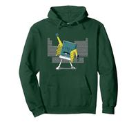 Ciencia Química Mercury Rock Meme Reina LOL Parodia Freddie Sudadera con Capucha, Unisex para Adultos, Verde Bosque, XXL
