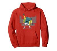 Ciencia Química Mercury Rock Meme Reina LOL Parodia Freddie Sudadera con Capucha, Unisex para Adultos, Rojo, XXL
