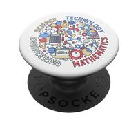 Ciencia Tecnología Ingeniería Matemáticas Profesor Stem PopSockets PopGrip Adhesivo