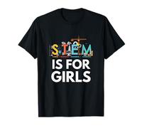 Ciencia, tecnología, ingeniería y matemáticas, Stem es para niñas Camiseta
