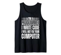 Ciencias de la Computación Soporte de TI Lenguajes de Camiseta sin Mangas